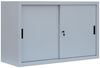 Schiebetürenschrank Schiebetüren Büro Aktenschrank Sideboard aus Stahl grau 750 x 1600 x 450 mm (Höhe x Breite x Tiefe) 550130 Bild 3