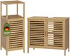 Bellamio Newa Badezimmer-Set, 1x Waschbeckenunterschrank, 1x Schrank mit 4 Fächern Bild 1