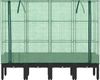 vidaXL Hochbeet mit Gewächshaus-Aufsatz Rattan-Optik 160x40x140 cm 4015821 Bild 4