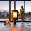 Relaxdays Klappbarer Kaminholzkorb aus Metall Bild 4