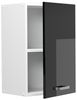 Hängeschrank R-Line Schwarz Hochglanz 40 cm Vicco Bild 4