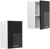 Hängeschrank R-Line Schwarz Hochglanz 40 cm Vicco Bild 5