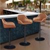 Yaheetech Barhocker (2 St), Barstuhl Bistrohocker aus Kunstleder Bild 2