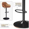 Yaheetech Barhocker (2 St), Barstuhl Bistrohocker aus Kunstleder Bild 3