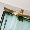 Elstead Reno Tischlampe Glas grün Schirm creme 60cm Bild 3