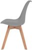 vidaXL Esszimmerstühle 6 Stk. Kunstleder Grau [274851] Bild 4