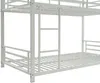 Vente-unique - ELOUAN Bett Metall Weiß - B 103 cm x H 205 cm x L 200 cm Bild 5