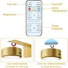 2er Set LED-Bilderleuchten magnetisch gold aufladbar Bild 4