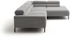KAWOLA Sofa DELIA Ecksofa XL Cord steingrau Recamiere rechts 74 x 219 x 312 cm Bild 5