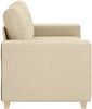 vidaXL Zweisitzer-Sofa Creme 160 cm Stoff 4105075 Bild 3