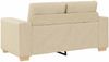 vidaXL Zweisitzer-Sofa Creme 160 cm Stoff 4105075 Bild 4