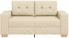 vidaXL Zweisitzer-Sofa Creme 160 cm Stoff 4105075 Bild 2