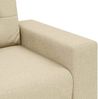 vidaXL Zweisitzer-Sofa Creme 160 cm Stoff 4105075 Bild 5