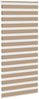 vidaXL Doppelrollo Sandbraun 110x200 cm Stoffbreite 105,9 cm Polyester 4014575 Bild 3