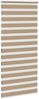 vidaXL Doppelrollo Sandbraun 110x200 cm Stoffbreite 105,9 cm Polyester 4014575 Bild 4
