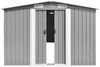 vidaXL Gartenhaus 257x298x178 cm Metall Grau 143341 Bild 2
