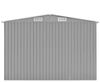 vidaXL Gartenhaus 257x298x178 cm Metall Grau 143341 Bild 3