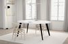 Esstisch >TABLES< in Weiss - 110x74,5x110cm (BxHxT) Bild 2