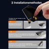 JOYOLEDER LED Solarleuchte Solarlampen für Außen, 2er-Set Solar Treppenbeleuchtung Außen, 3000K Warmweiß/Wasserdichte, Solar Treppenlicht für Gehweg, Treppe, Weg Bild 2