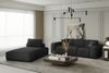 Chaiselongue Sezlong Liege CELES in Stoff Scala Schwarz Bild 3
