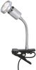 LED Klemmleuchte, chrom, titanfarben, Flexo-Arm, H 22 cm Bild 5