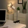 LED Klemmleuchte, chrom, titanfarben, Flexo-Arm, H 22 cm Bild 2