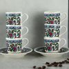 Korkmaz Topkapi 12-tlg. Mokkatassen-Set - Orientalisches Design für 6 Personen, 70 ml Bild 2