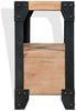 vidaXL Nachttisch Akazienholz Massiv Stahl 40 x 30 x 54 cm 244993 Bild 3