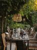 Gartenstuhl Midway aus Rattan, modern skandinavisches Design, braun, gepolstert, inkl. Kissen Bild 5