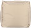Hocker Sitzsack Gordon Pouf Gwen, beschichtetes Polyester, modern, taupe, outdoor geeignet Bild 3