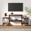 vidaXL TV-Schrank Braun Eichen-Optik 117x35x52 cm Holzwerkstoff 826319 Bild 3