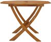 Klappbarer Gartentisch, Balkontisch 90x75 cm Massivholz Akazie Bild 4