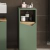Midischrank Marelle Grün/Artisan 30 x 74.5 cm mit Tür und offenem Fach Vicco Bild 4