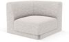 Micadoni Modul Ecke Miley Chenille Eden Silber Bild 2