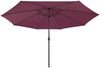 vidaXL Sonnenschirm mit LED-Beleuchtung 400 cm Bordeaux 312534 Bild 3