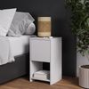 Nachttisch Evo Weiß 2er Set Vicco Bild 3