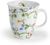 TeaLogic Tasse Fleurette Henkelbecher - Fine Bone China Porzellan - 0,4 L, 1-tlg. Bild 1