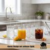 BigDean Glas Gläser Set 6 Stück 320 ml Trinkgläser Wassergläser Saftgläser, 6-tlg, Glas, Elegant, Schlicht, Spülmaschinenfest, Pflegeleicht Bild 3