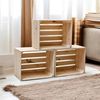 Holzkisten Obstkisten Natur 50 x 40 x 30 cm 3er Set Bild 5