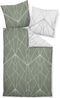 Janine Mako Satin Bettwäsche 2 teilig Bettbezug 135x200 cm Kopfkissenbezug 80x80 cm J. D. 87054-06 salbeigrün jade Bild 4