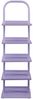 Kinderschuhregal Poytya Stahl 96x30x27 cm Lila [en. casa] Bild 5