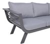 Gartenloungeset GERRIT - Alu/Polyester, Grau | Gartenmöbel Set Garten Loungegruppe Lounge-Set Pool Loungegarnitur Bild 5