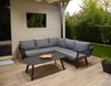 Gartenloungeset GERRIT - Alu/Polyester, Grau | Gartenmöbel Set Garten Loungegruppe Lounge-Set Pool Loungegarnitur Bild 2