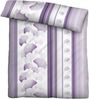 biberna 0615871 Mako-Satin Bettwäsche GINKGO, flieder, 1x 155x220 cm + 1x 80x80 cm Bild 2