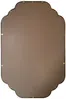 Vente-unique - DALVIA Spiegel GlasMetall Gold - B 1,5 cm x H 105 cm x L 70 cm Bild 4