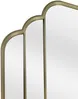 Vente-unique - DALVIA Spiegel GlasMetall Gold - B 1,5 cm x H 105 cm x L 70 cm Bild 3