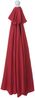 Sonnenschirm halbrund Parla, Halbschirm Balkonschirm, UV 50+ Polyester/Alu 3kg ~ 300cm bordeaux mit Ständer Bild 3