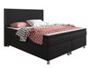 Boxspringbett K002 180x200 cm Webstoff Schwarz Bild 1