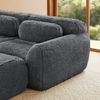 Modulares Sofa, Plüsch in U-Form, rahmenlos, flexibel stellbar, 291×179×73, Grau Bild 5