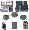 TUWENA Aufbewahrungsbox 4er Schrank Organizer Shublade,Faltbare Aufbewahrung Schubladentrenner (4 St), Stoff Odnungssystem für Kleidershrank Unterwäsche BHS Socken Krawatten Bild 4